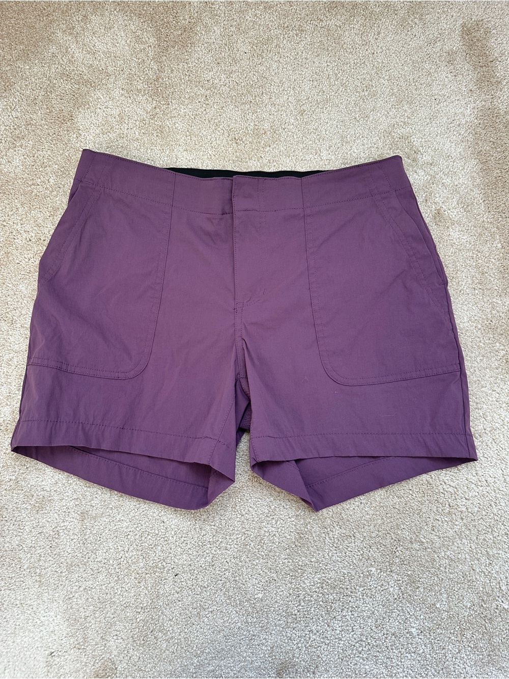 Eddie Bauer Women’s Hiking Shorts Size 4 Purple Lightweight Outdoor Utility